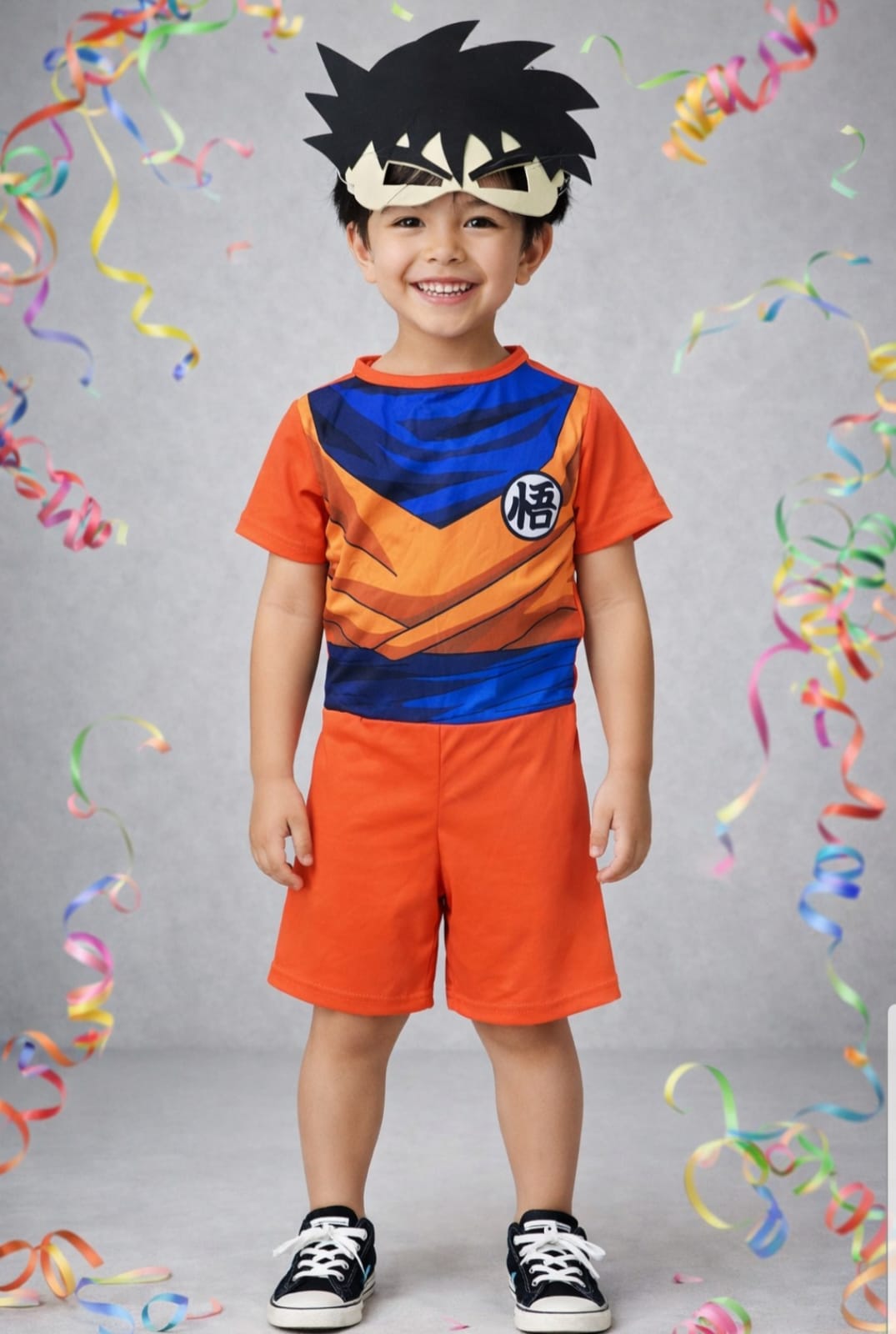 Fantasia Dragon Ball Z com Máscara Infantil