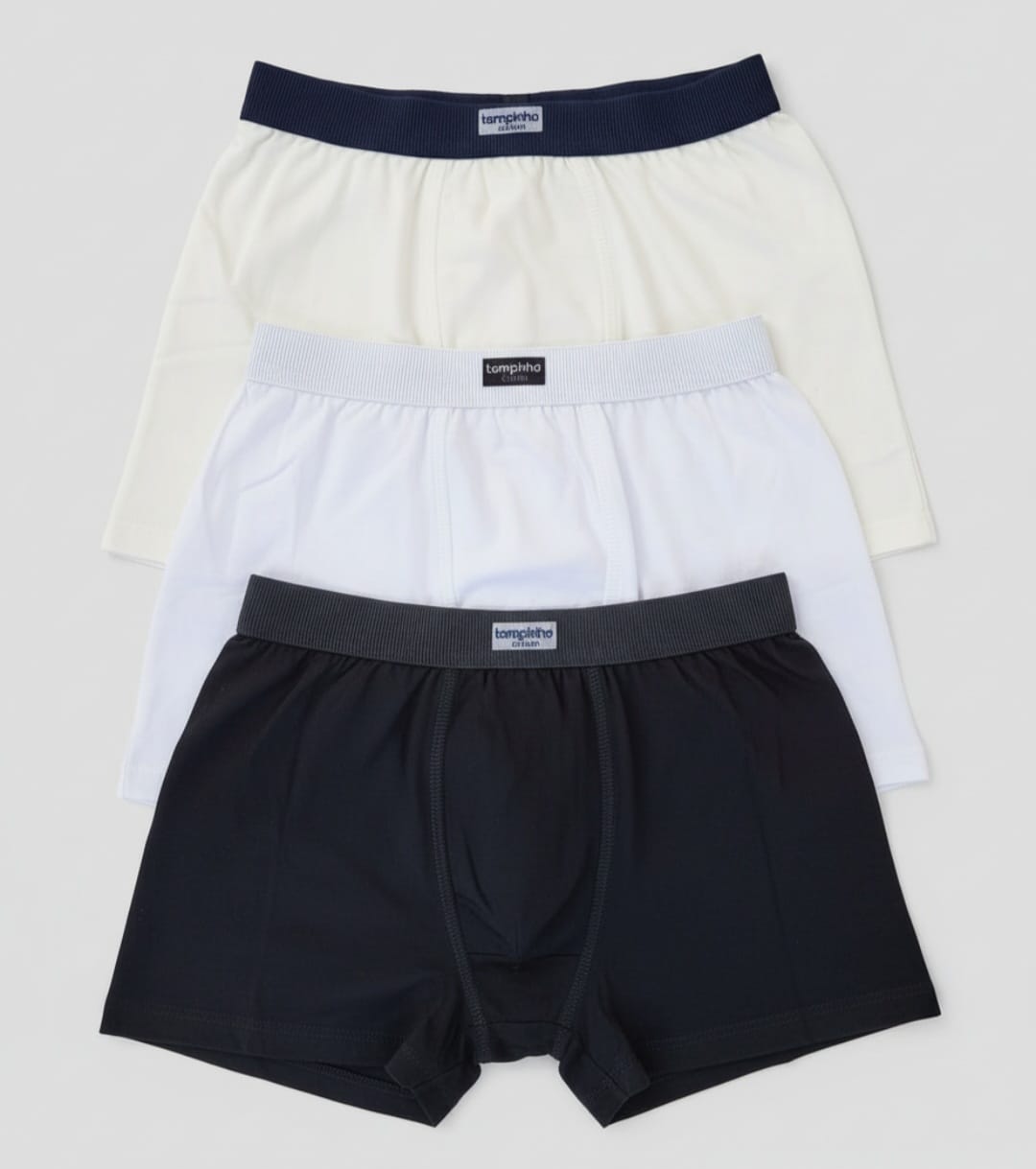 Cueca Boxer Infantil 100% Algodão – Kit com 3 | Conforto, Qualidade e Liberdade para o Dia a Dia