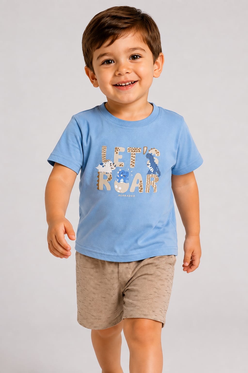 Conjunto Infantil Masculino Blusa e Bermuda
