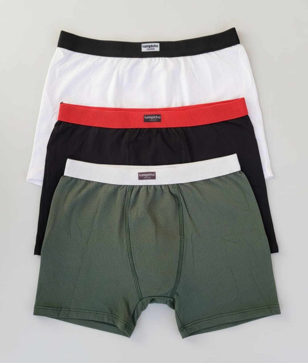 Cueca Boxer Infantil 100% Algodão – Kit com 3 | Conforto, Qualidade e Liberdade para o Dia a Dia