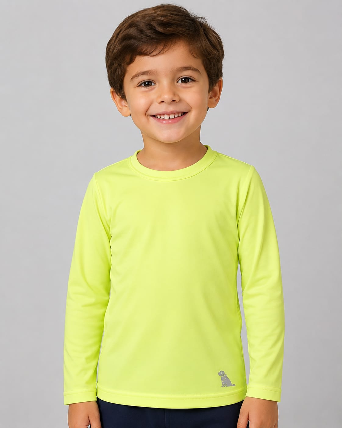 Blusa Infantil de Proteção Solar UV FPS 50+ Verde