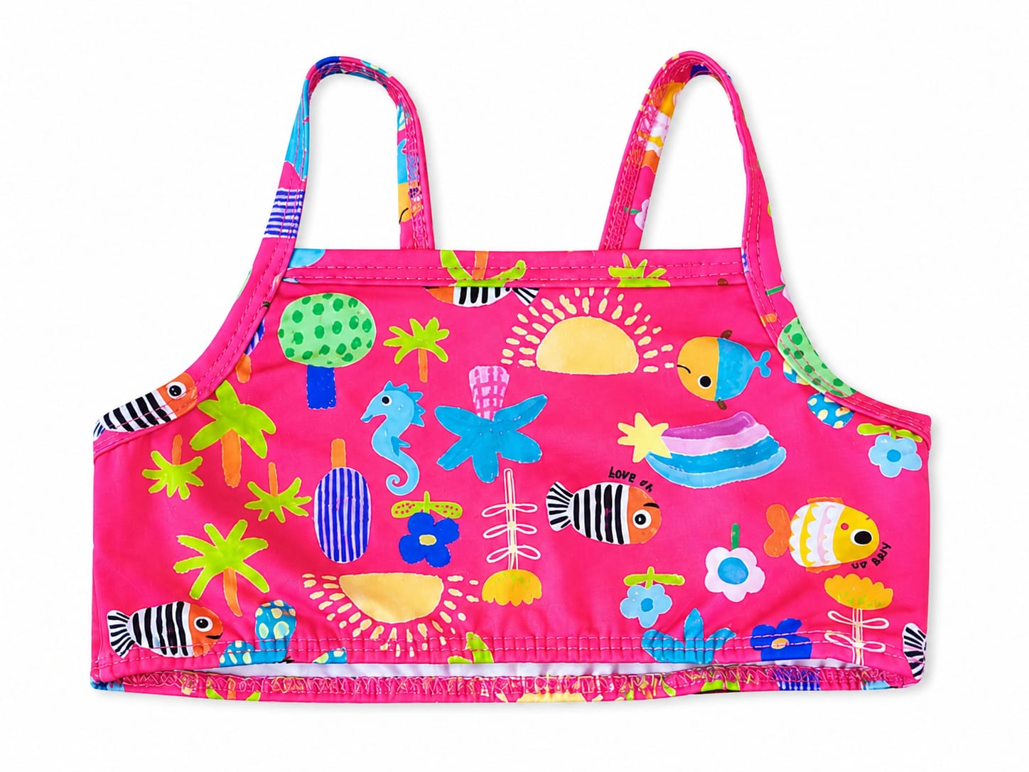 Biquíni Infantil Up Baby fundo do mar com Proteção Solar UV