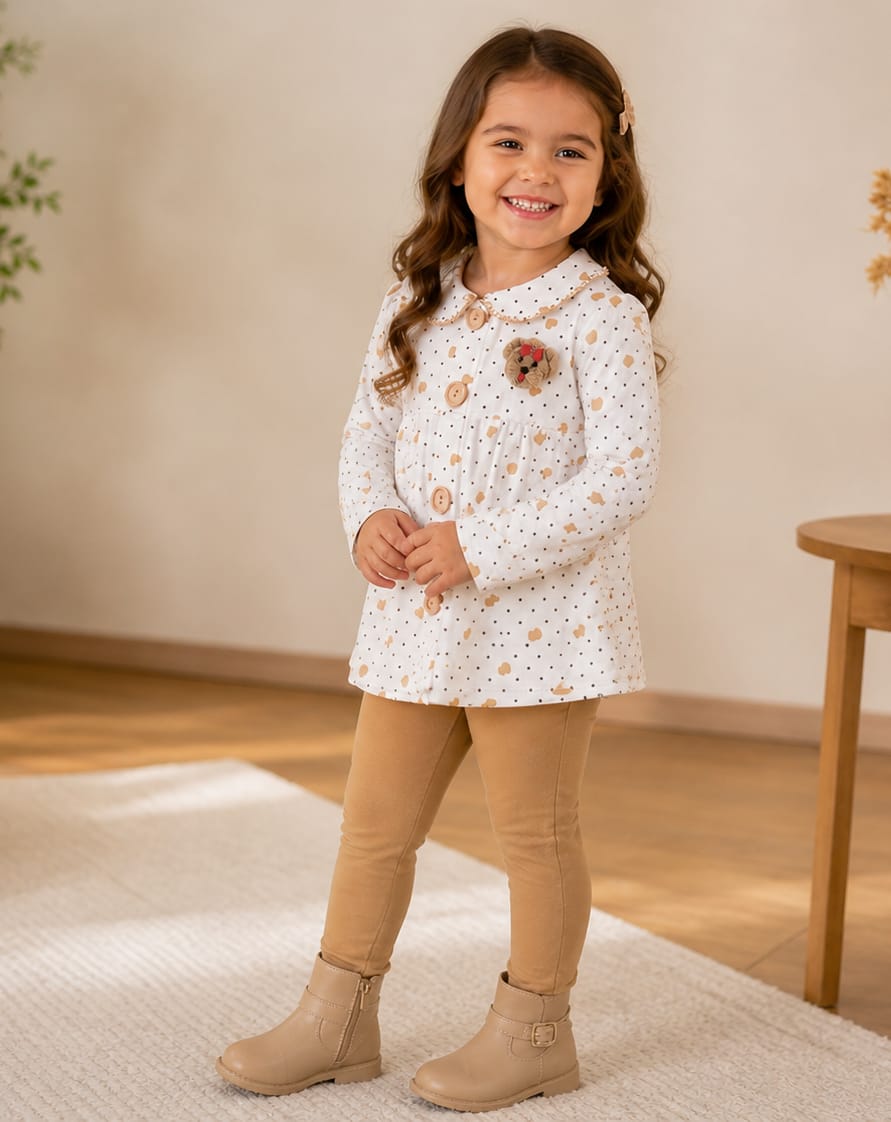 Conjunto Infantil Moletom Peluciado 100% Algodão