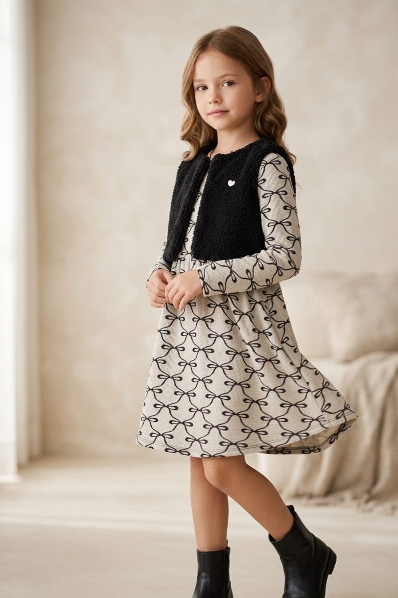 Vestido Meia Estação com Bolero