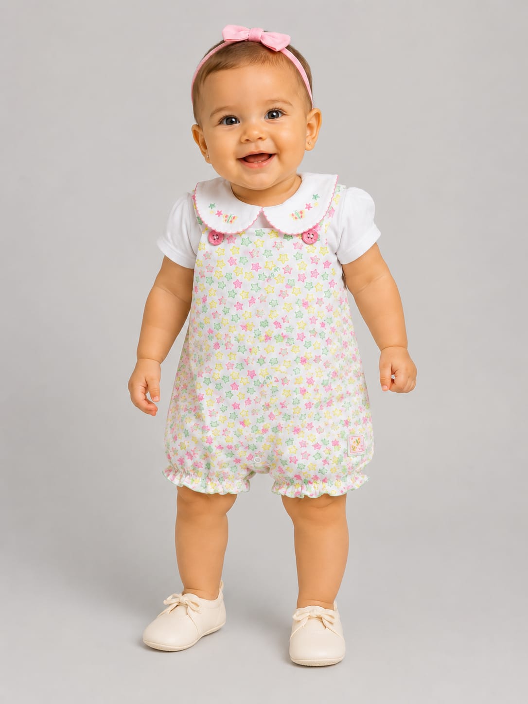 Conjunto Bebê Up Baby Body + Jardineira