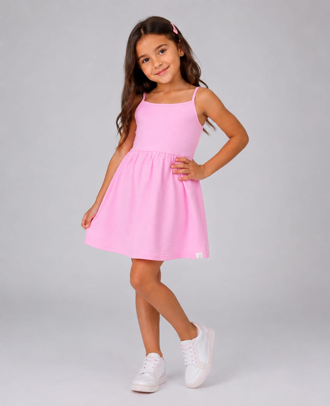 Vestido Infantil em Malha Nikko