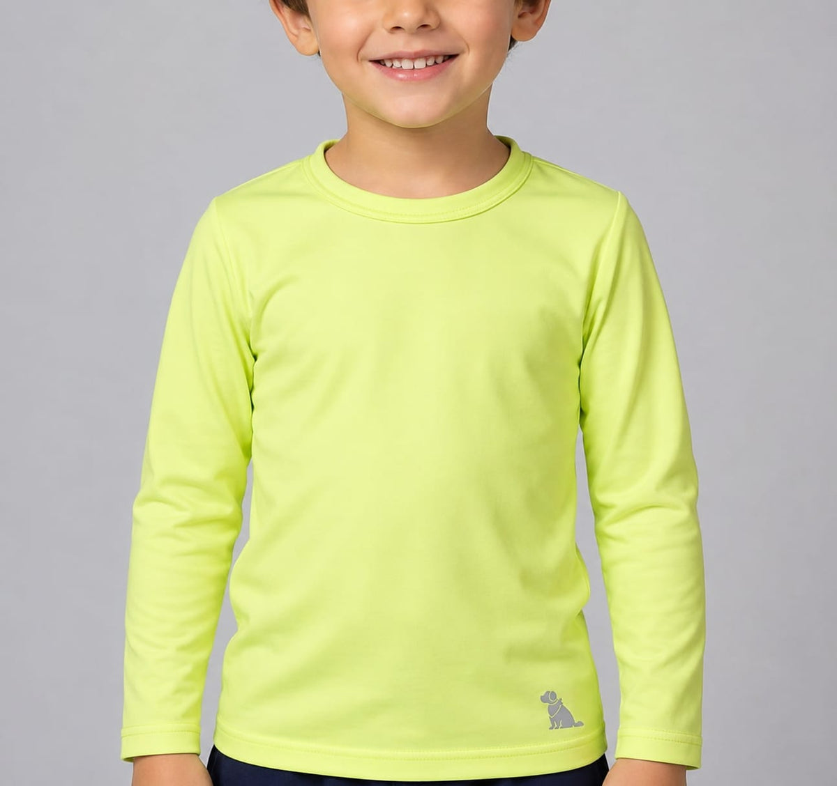Blusa Infantil de Proteção Solar UV FPS 50+ Verde