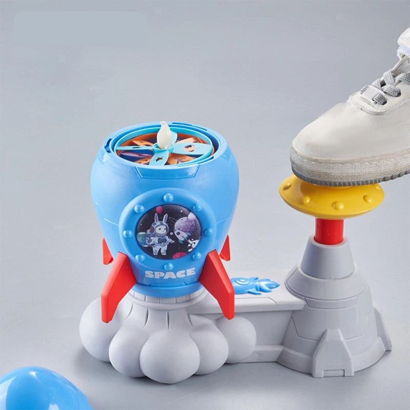 Jogo de Captura de Borboletas Rocket – Brinquedo de Atividades ao Ar Livre com Lançamento por Pedal para Crianças