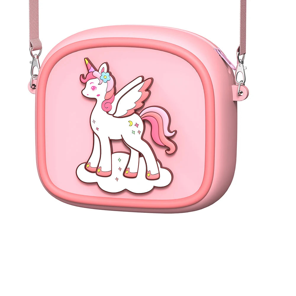 Câmera Infantil AMORUS Instantânea 1080P HD – Dual Lens, Selfie, Impressão com Papel e Cartão 32GB