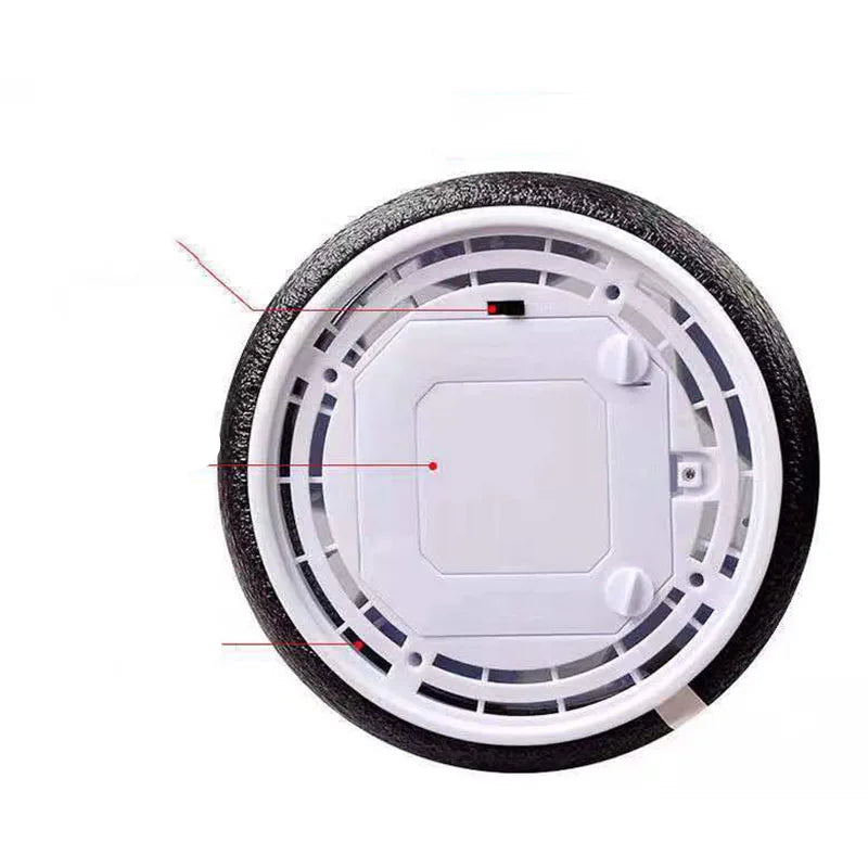 Bola de Futebol Flutuante Elétrica com LED e Música, Brinquedo Esportivo para Crianças