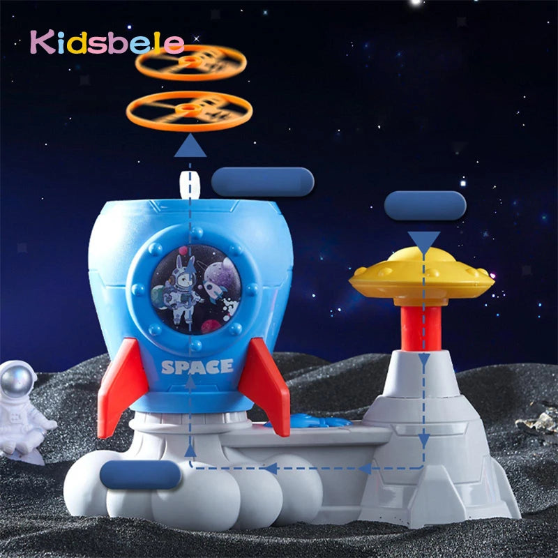 Jogo de Captura de Borboletas Rocket – Brinquedo de Atividades ao Ar Livre com Lançamento por Pedal para Crianças