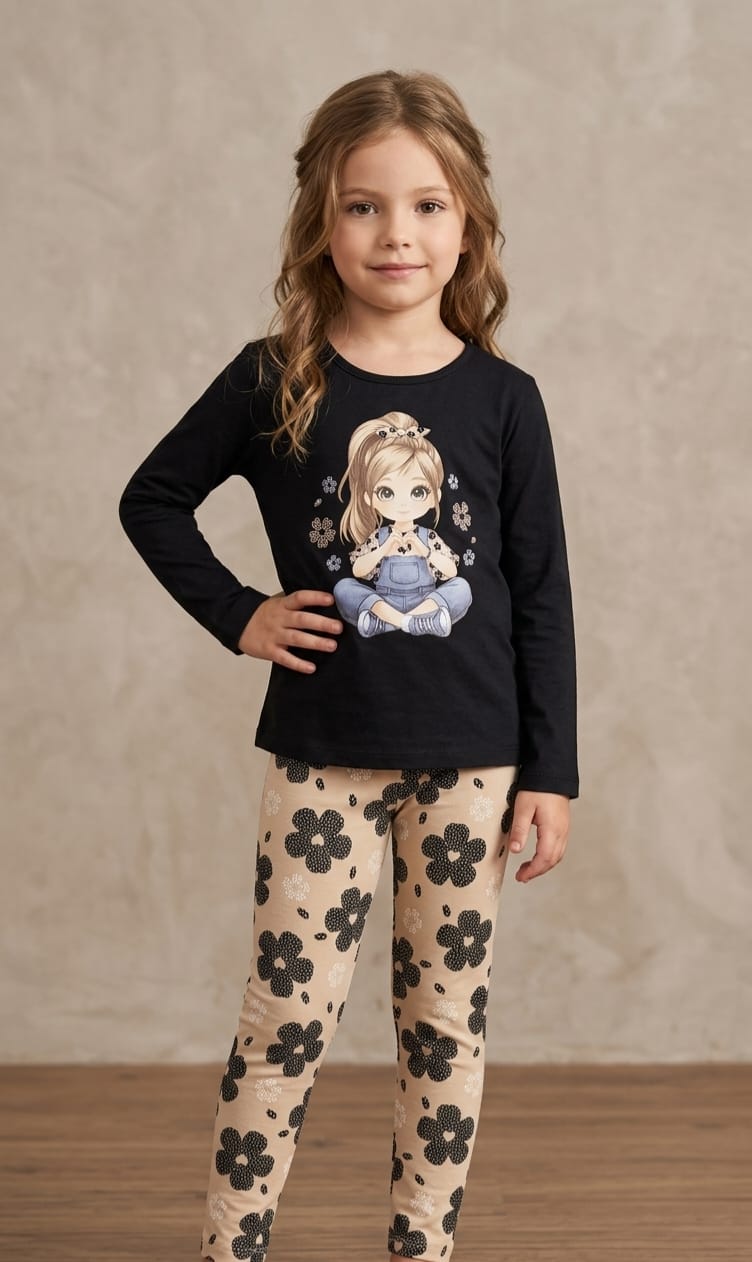 Conjunto Meia Estação Bonequinha Infantil: Conforto e Estilo Perfeito para o Dia a Dia