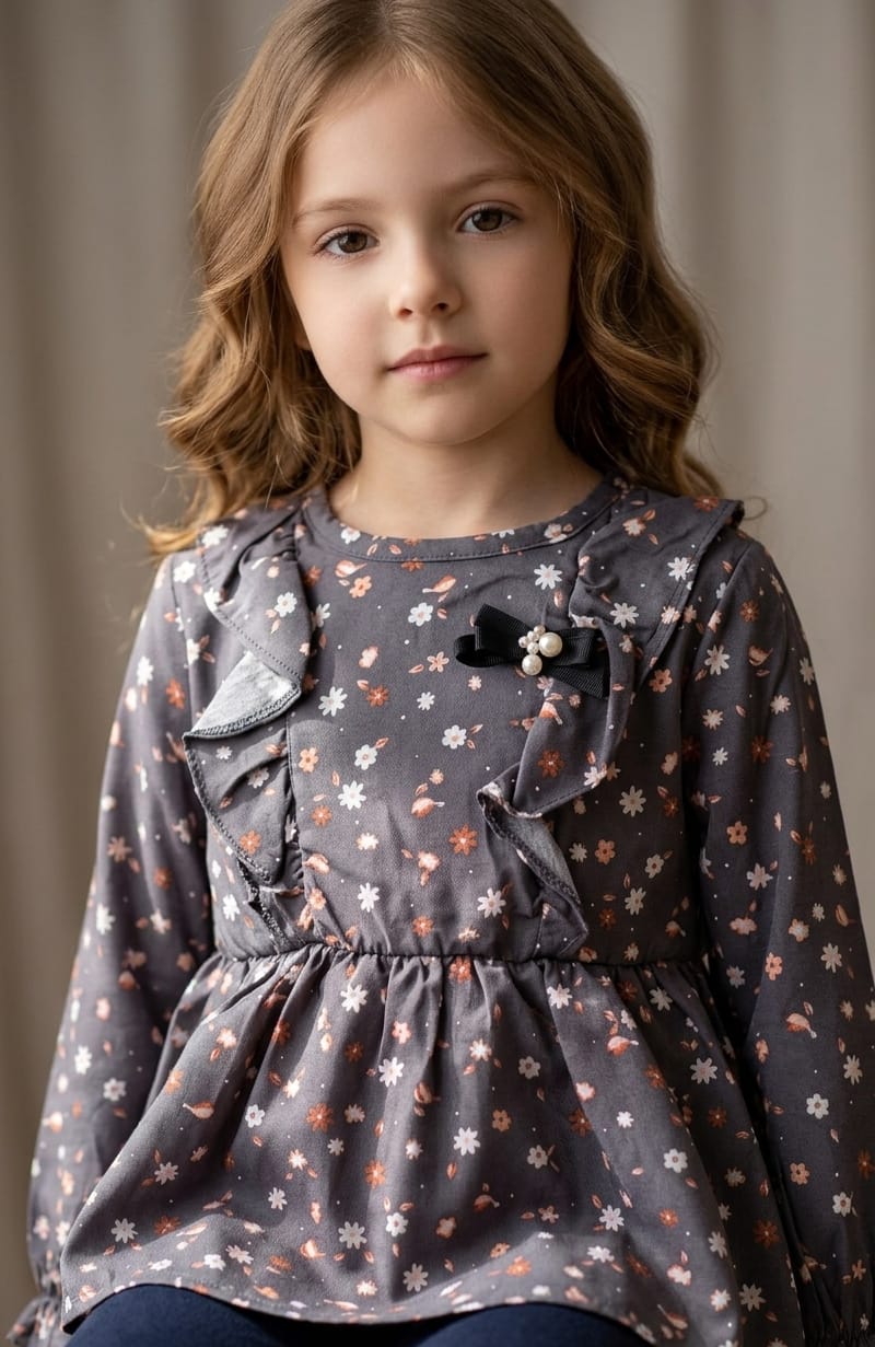 Conjunto Blusa Tipo Bata e Legging Flores: Conforto, Estilo e Delicadeza para o Dia a Dia