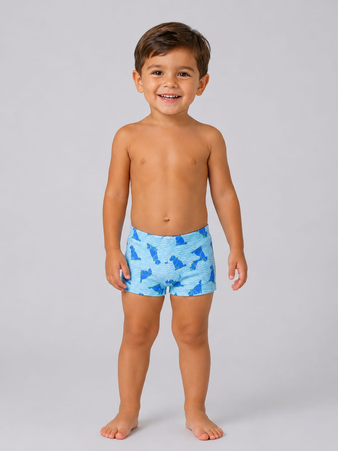 Sunga Infantil UV 50+ Estampa Cachorrinhos