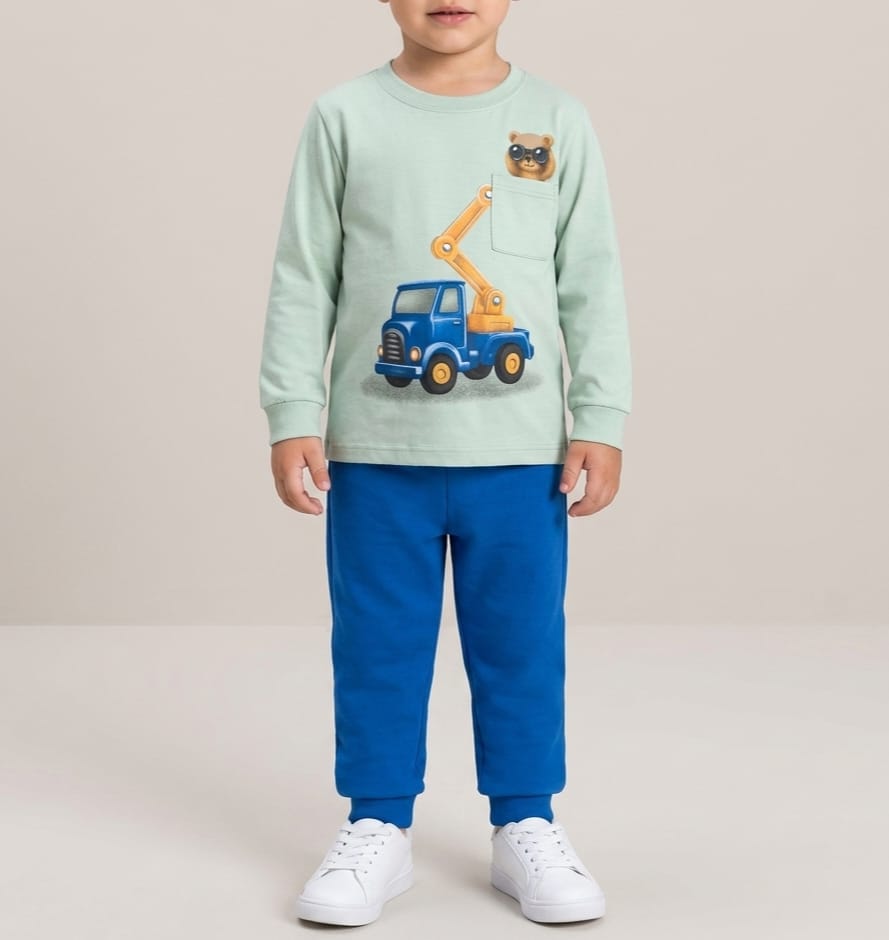Conjunto Infantil Meia Estação – Conforto e Estilo para o Dia a Dia