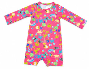 Macaquinho Infantil Manga Longa Up Baby com Proteção Solar UV