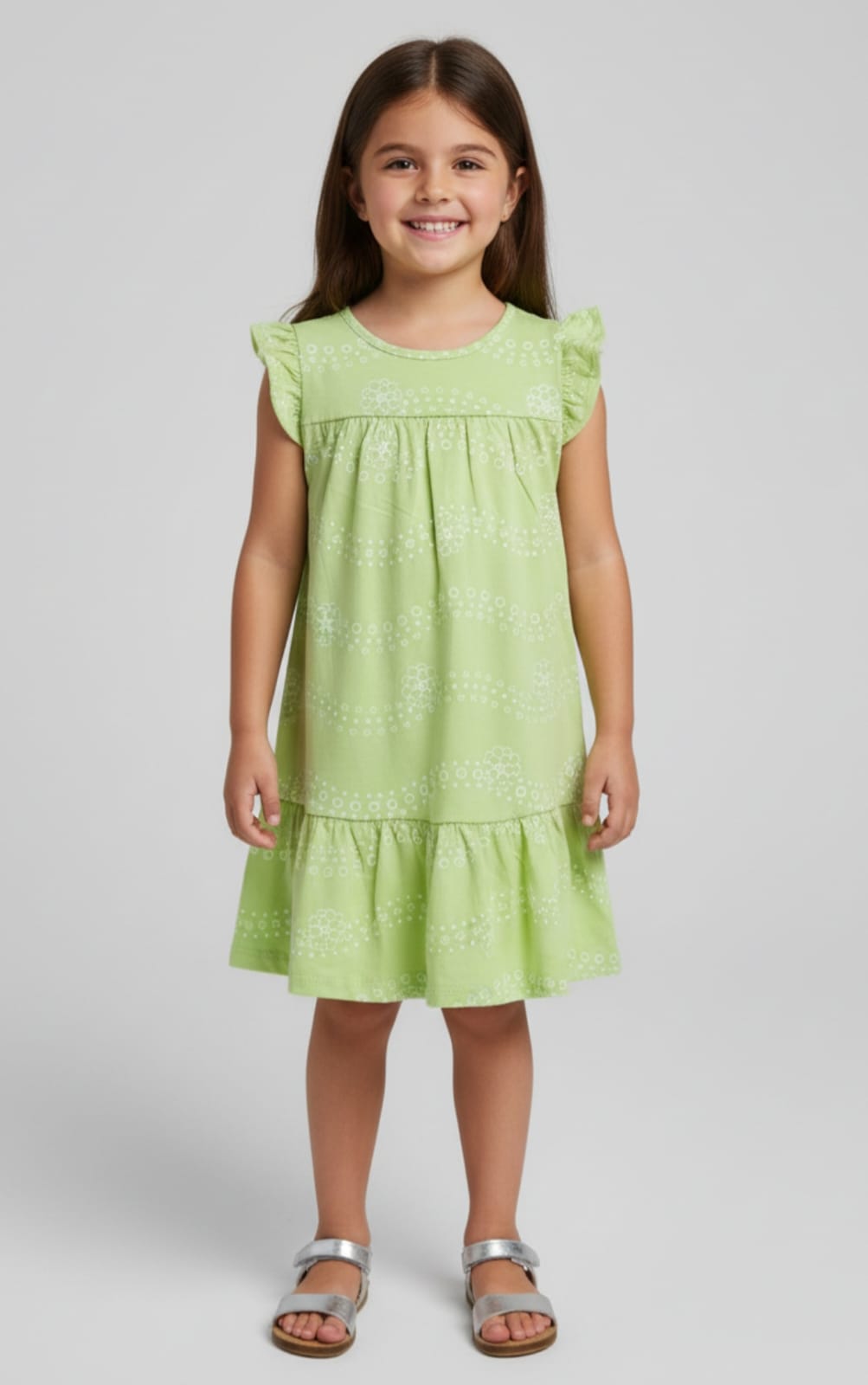 Vestido Infantil Flor Delicada – Conforto e Leveza para o Dia a Dia das Pequenas