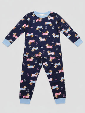 Pijama Infantil Cachorrinho 100% Algodão Meia Estação