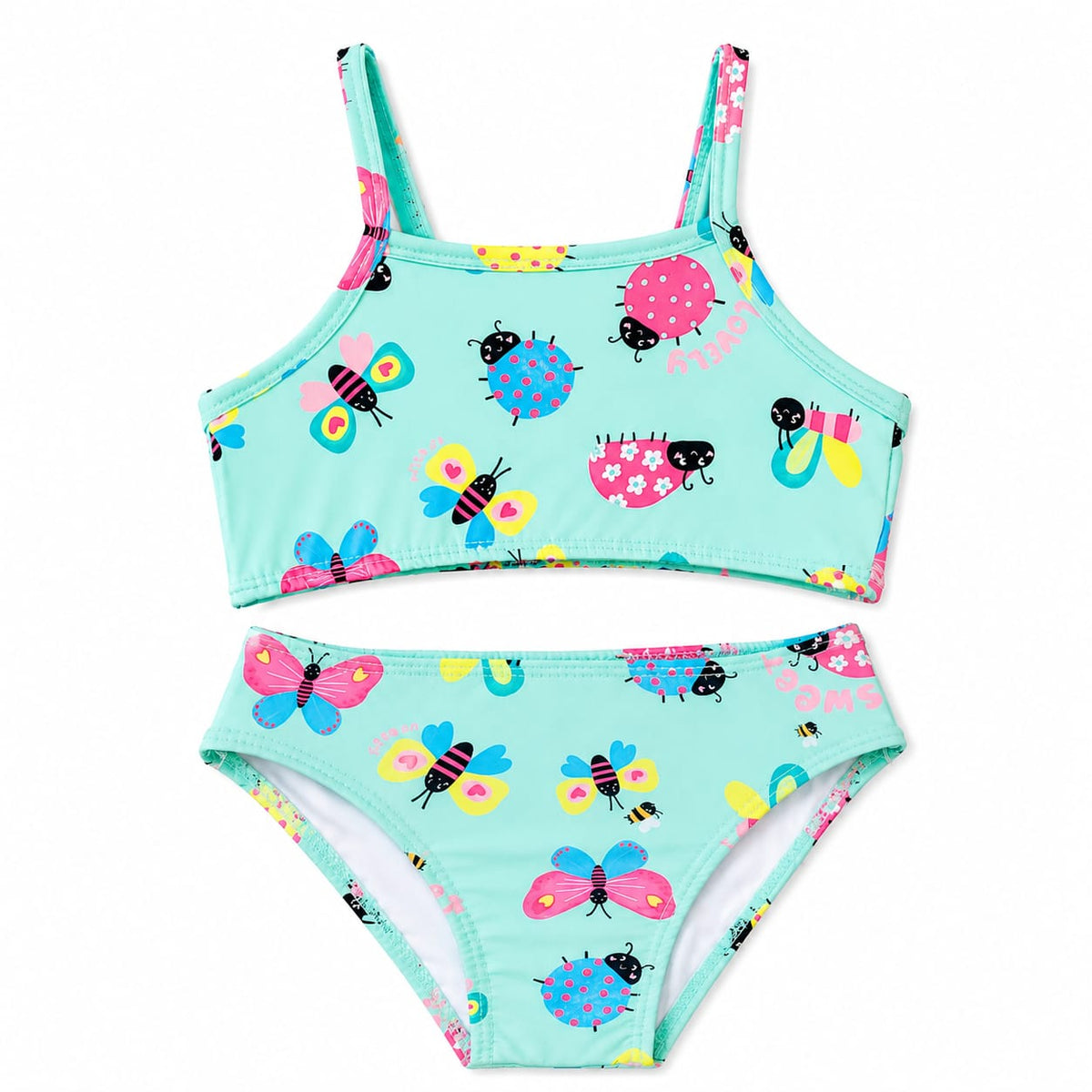 Biquíni Infantil Up Baby com Proteção Solar UV 50+ Verde