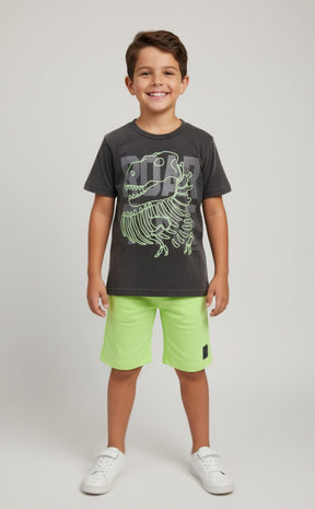 Conjunto Dino Infantil em Algodão – Conforto, Estilo e Diversão Todos os Dias