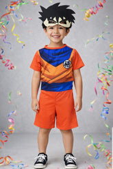 Fantasia Dragon Ball Z com Máscara Infantil