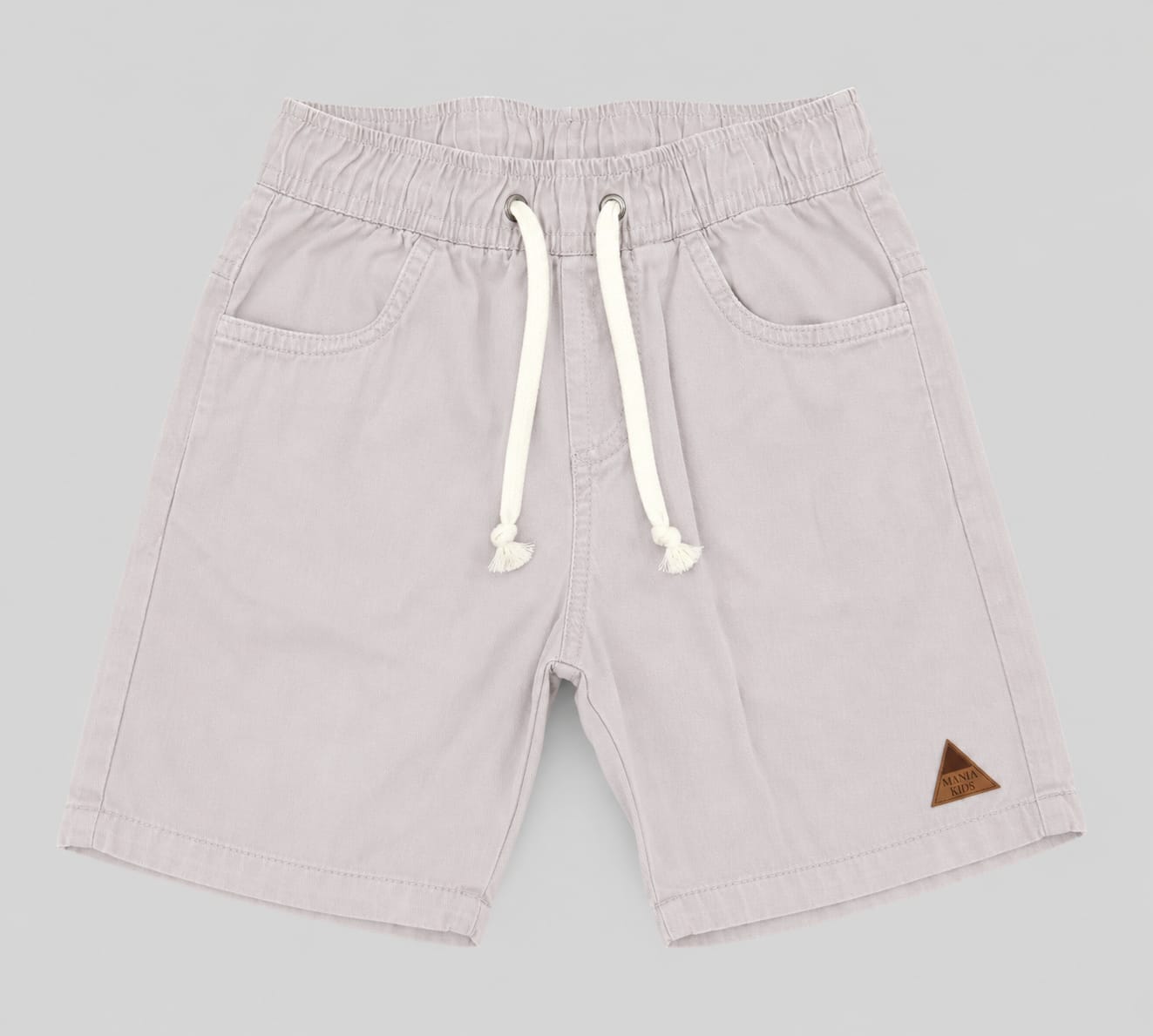 Bermuda Infantil Masculina em Sarja com Cadarço