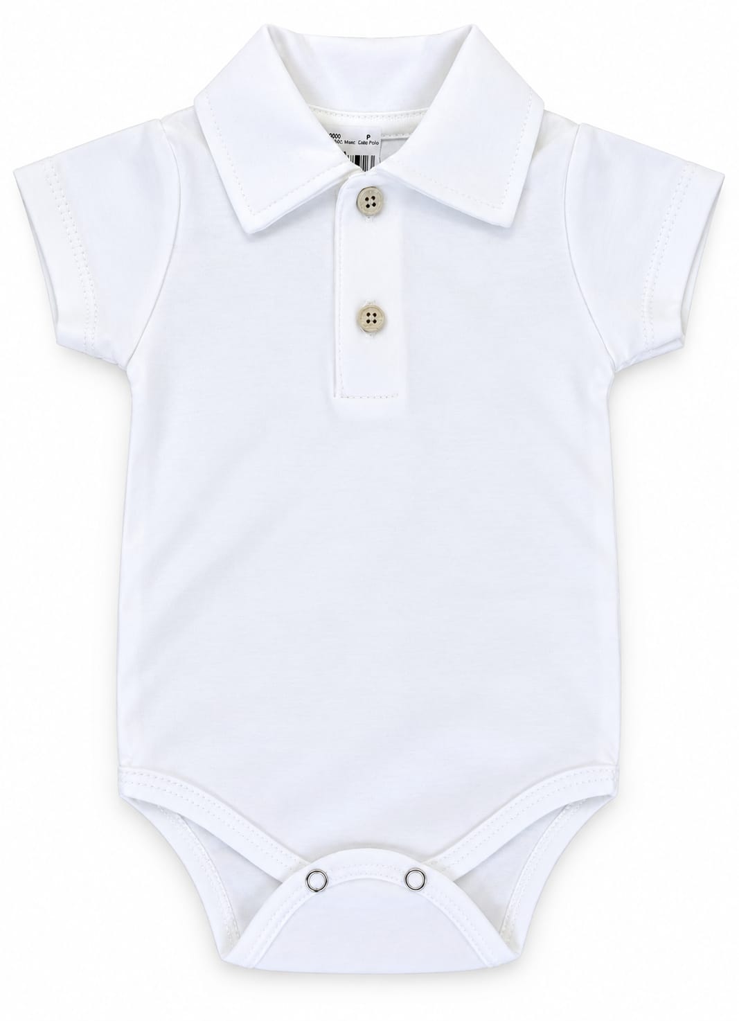 BODY POLO BEBÊ 100% ALGODÃO MALHA PREMIUM