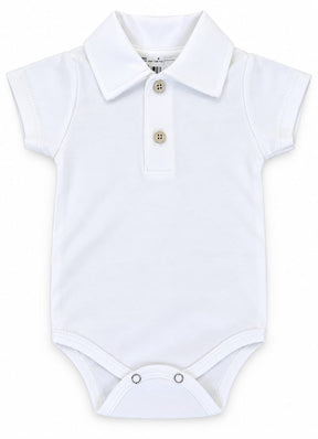 BODY POLO BEBÊ 100% ALGODÃO MALHA PREMIUM