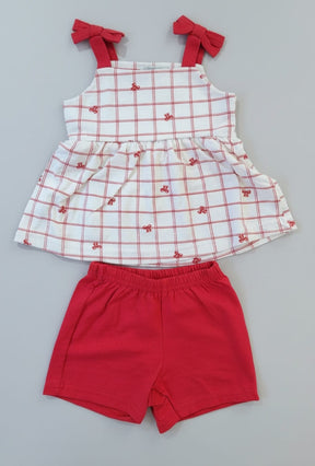 Conjunto Laço Infantil em Malha Nikko – Conforto e Delicadeza para o Dia a Dia