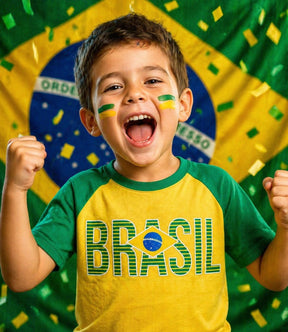 Blusa Infantil Brasil 100% Algodão
