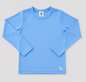 Blusa Infantil de Proteção Solar UV FPS 50+ Azul