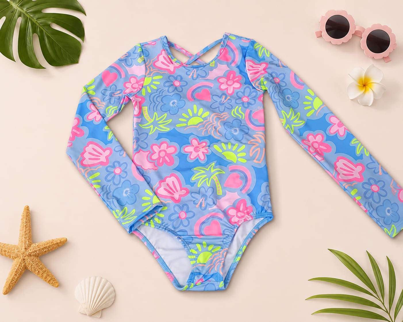 Maiô Infantil Up Baby com Proteção Solar UV 50+