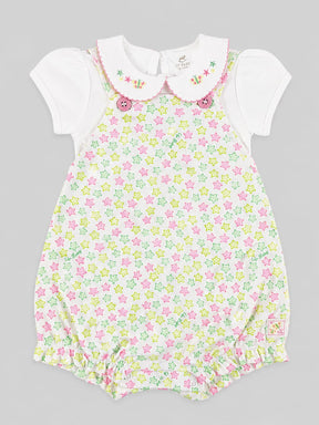 Conjunto Bebê Up Baby Body + Jardineira