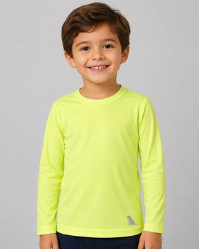 Blusa Infantil de Proteção Solar UV FPS 50+ Verde
