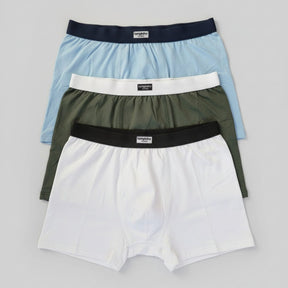 Cueca Boxer Infantil 100% Algodão – Kit com 3 | Conforto, Qualidade e Liberdade para o Dia a Dia