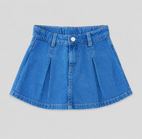 Saia-Short Jeans Infantil Menina