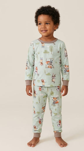 Pijama Infantil Futebol Meia Estação Confortável em Malha Modelli