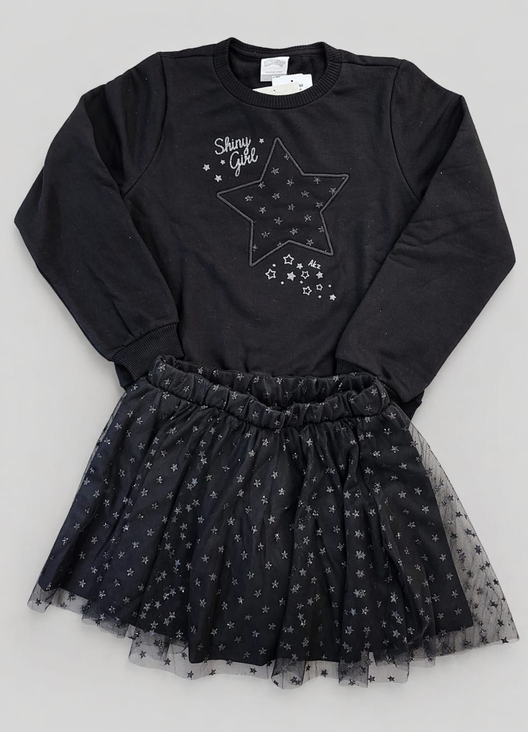 Conjunto Infantil Shiny Girl – Estilo e Conforto para Brilhar