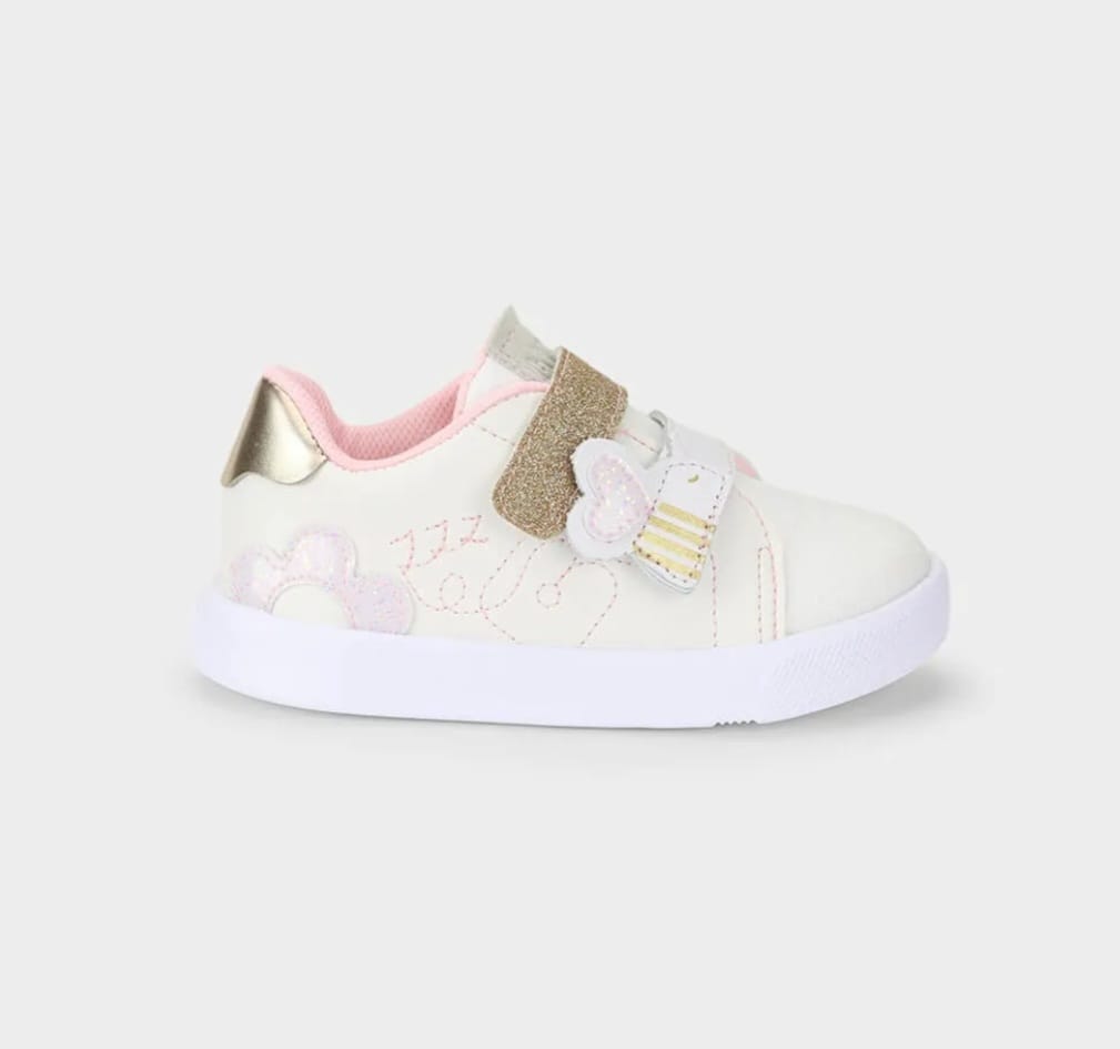 Tênis Infantil Bibi Agility Mini II Bege de Abelha