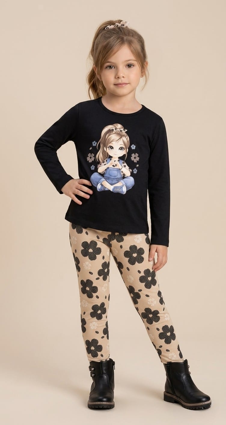 Conjunto Meia Estação Bonequinha Infantil: Conforto e Estilo Perfeito para o Dia a Dia