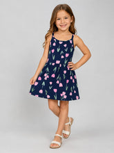 Vestido Infantil Floral em 100% Algodão