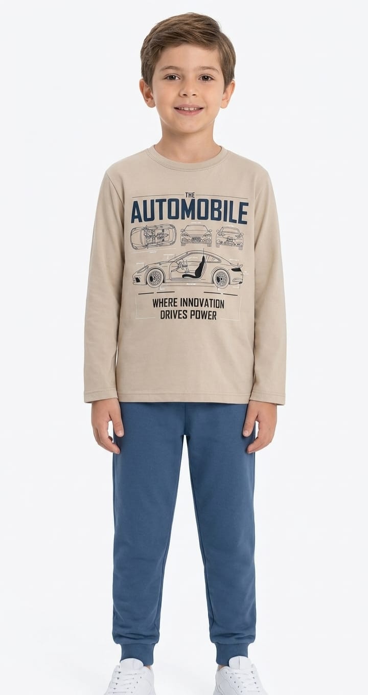 Conjunto Infantil Masculino Meia Estação – Conforto e Estilo no Dia a Dia