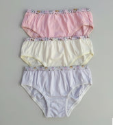 Calcinha Infantil 100% Algodão Lisa – Kit com 3- Conforto, Maciez e Cuidado para o Dia a Dia