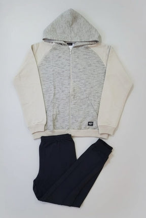 Conjunto Infantil Casual com Jaqueta com Capuz e Calça