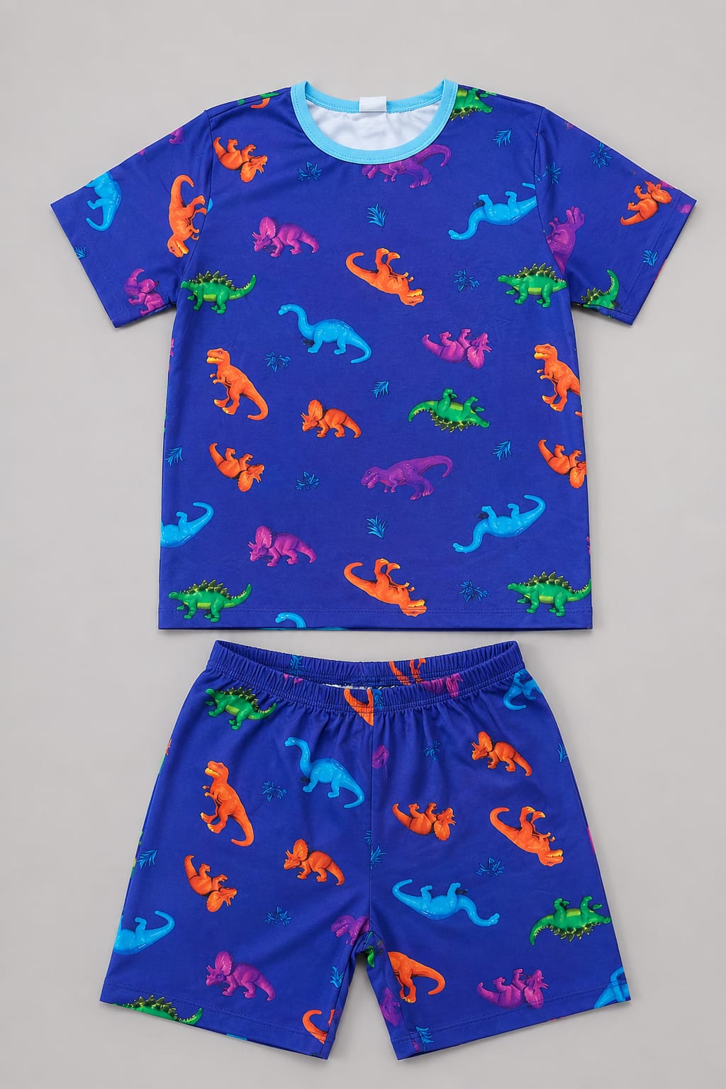 Pijama Infantil Dinossauros em Malha Modelli