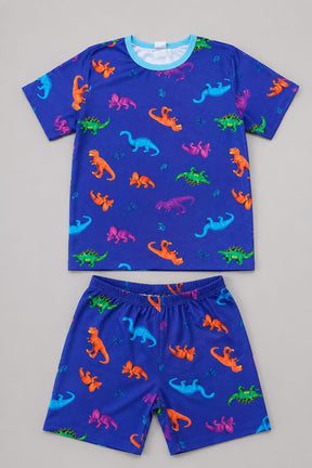 Pijama Infantil Dinossauros em Malha Modelli
