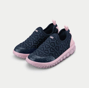 Tênis Infantil Bibi Roller 2.0 Azul e Rosa de Coração - Azul