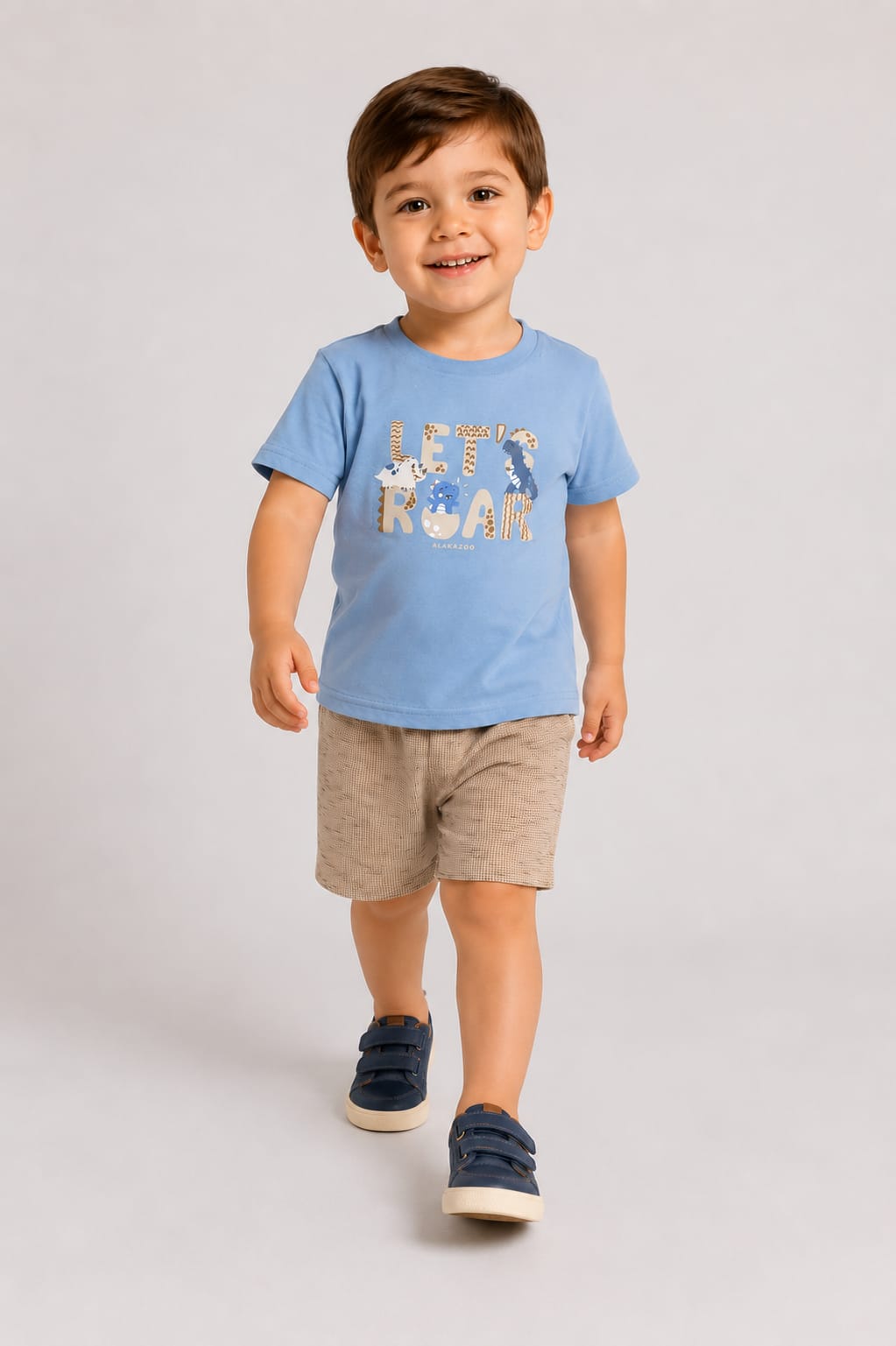 Conjunto Infantil Masculino Blusa e Bermuda