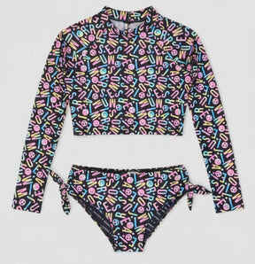 Conjunto Cropped e Tanga de Nadar Infantil com Proteção UV 50+ | Conforto, Estilo e Segurança