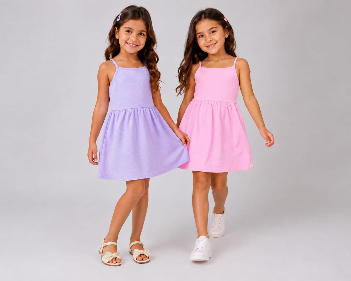 Vestido Infantil em Malha Nikko